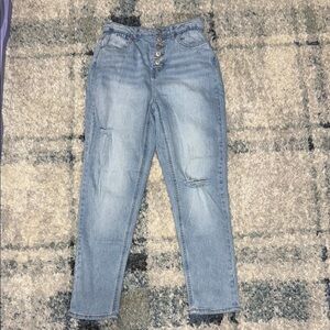 No Boundaries High Rise Blue Jeans